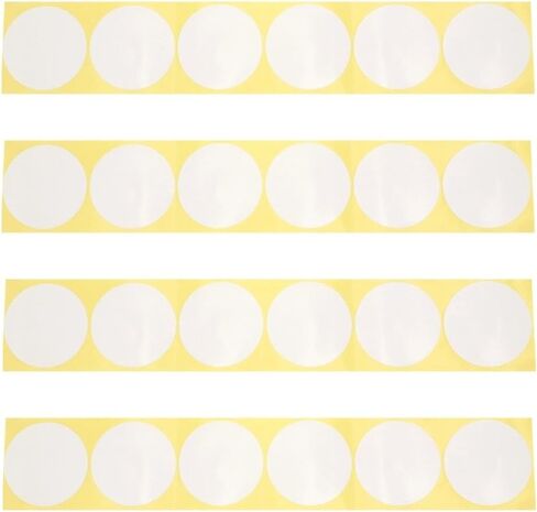 SimbaLux Screw Top Round Steel Tin Cans 2 oz (60ml) with Self Adhesive White Round Stickers, 24 Pack in Kuwait