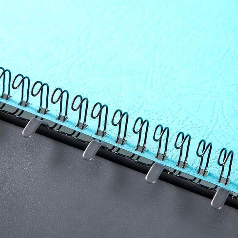 BNC Double Loop Wire Binding Rings Letter Size 2:1 21 Holes Black Color Pack of 50 (3/4 Inches) in Saudi Arabia