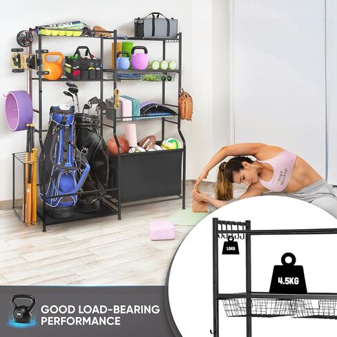 منظم مرآب تخزين حقيبة الجولف، حاملان لنوادي الجولف، منظم معدات الرياضة/اللعب، رف تخزين الكرة لنوادي الجولف وملحقاتها، تخزين معدات رياضية كبيرة جدًا in Kuwait