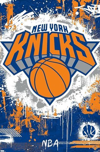 Trends International NBA New York Knicks - ملصق حائط بشعار الحد الأقصى 23 in Saudi Arabia