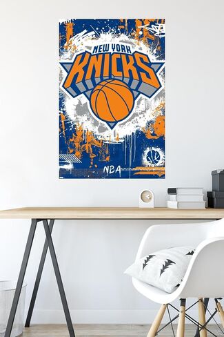 Trends International NBA New York Knicks - ملصق حائط بشعار الحد الأقصى 23 in Saudi Arabia