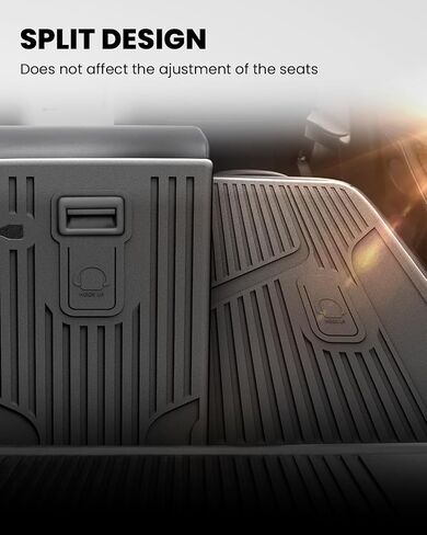 LASFIT Rear Back Seat Protector for Tesla Model Y 2020-2024, TPE Second Row Seats Back Cover, Waterproof Backrest Mats Model Y Accessories, 3 PCS in Saudi Arabia