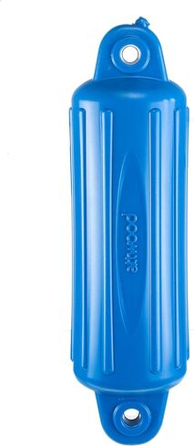 Attwood 9354BD1 Softside Oval Boat Fender with Thick-Wall Reinforced Eye Ends, Blue Finish in Saudi Arabia