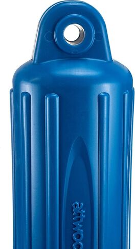 Attwood 9354BD1 Softside Oval Boat Fender with Thick-Wall Reinforced Eye Ends, Blue Finish in Saudi Arabia