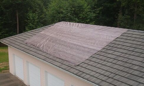 10x12 Multi-Purpose Brown/Green Medium Duty DRY TOP Poly Tarp (10'x12') in Saudi Arabia