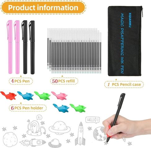 Reusable Handwriting WorkBook for Kids,Large Magic Practice Copybook,Auto Disappearing Ink Pen,Grooves Calligraphy Tracing Practice,Pen Contronl Writing Skill Practice for Beginner in Saudi Arabia