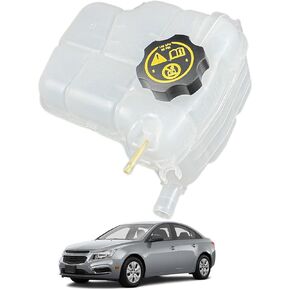 Engine Radiator Coolant Overflow Reservoir Tank With Cap Compatible With Buick Cascada Verano Chevrolet Cruze/Cruze Limited Orlando Replaces 603-383 DAKG-15390 FRT1216C 13256823