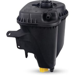 Engine Coolant Reservoir Tank w/ Sensor & Cap Compatible with 2007 - 2018 BMW X5, 2008 - 2019 BMW X6, Replaces# 603-361 17137552546 17138621092