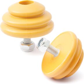 2 Pack Bump Stop Kit for 4922 Compatible with Chevrolet GMC K1500 Suburban 1992-1999, 1.25" x 2.5" Polyurethane Jounce Bumper Absorber with Threaded Stud