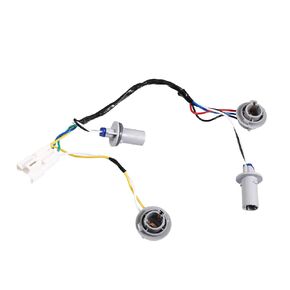 Motoforti TailLight Wiring Harness Socket Holder and Wire, for Hyundai Sonata 2011-2014, 92450-3Q000, Plastic, Gray, 1 Pcs