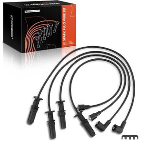 A-Premium Ignition Spark Plug Wires Set of 4 Compatible with Subaru Impreza 1996-1997, Legacy 1997-1998, 1.8L 2.2L