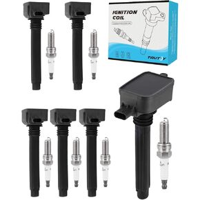 UF807 Ignition Coil 93175 Spark Plug For Chrysler Pacifica Voyager 2017-2021,For Dodge Durango 2016-2020,For Jeep Grand Cherokee Wrangler 2016-2020,For Ram 1500 2019-2020 Engine 3.6L,6 Pcs