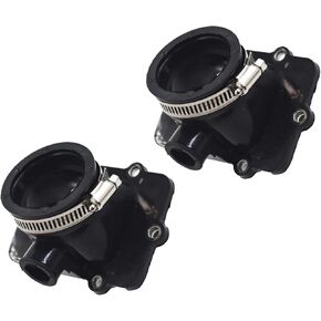 ALL-CARB 2-Pack Carburetor Flange Carb Socket Intake Boots Replacement for Ski-Doo 600 500 420867882 420867880