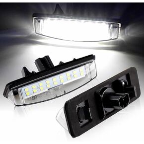 LED License Plate Lights Compatible with [Camry Aurion Avensis Echo Prius] [IS200/300 LS430 GS300/430/400 ES300/330 RX300/330/350] 6500K Pack of 2 Replacement