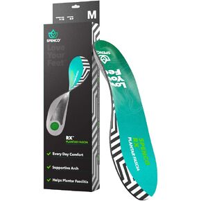 Spenco RX Men's Full Length Plantar Fascia Insoles, Size 7-13