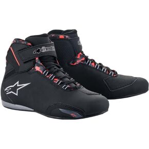 Alpinestars Sektor Waterproof Shoes (11.5) (BLACK/GREY/RED)