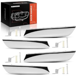 A-Premium - Interior Door Handle Levers Front Rear Driver Passenger - Compatible with 2007 2008 2009 2010 2011 2012 2013 2014 Chevy Silverado Tahoe Suburban Avalanche & GMC Sierra Yukon & Cadillac