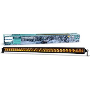 Philips Ultinon Drive Series 30 Inch Single Row Yellow LED Light Bar | Spot Flood Combo with 14280 Raw Lumens | Off-Road Driving Work Light with unsurpassed Illumination and Beam Focus | UD5014LYX1