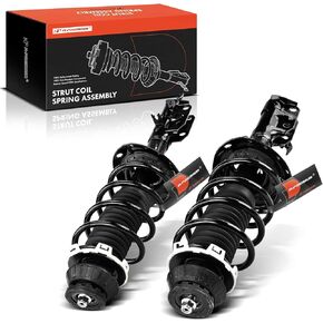 A-Premium Front Pair (2) Complete Strut & Coil Spring Assembly Compatible with Honda Fit 2009-2013, Insight 2010-2014, Driver and Passenger Side, Replace# 18920670, 18920671