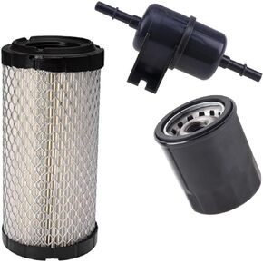 Fuel Filter AM117584 AM118131 Oil Filter Air Filter kits Compatible with John Deere Gators Series STRAIGHT BLADE RSX 825E 825I 825M 825M S4