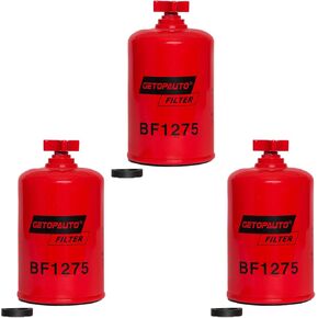 BF1275 Donaldson Fuel Filter, Water Separator Spin-On Replacement For FS19594 P550550 3PCS