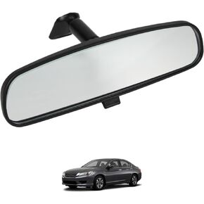 Car Rear View Mirror Reverse Mirror Compatible with Honda 1998-2013 Accord 2006-2011 Civic 2000-2004 Odyssey 2002-2008 Pilot 2010-2014 CR-Z Insight Day/Night Mirror Replaces 76400-SDA-A03