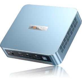 PELADN N95 WI-6 Mini PC, Intel 12th Gen Alder Lake- N95(up to 3.4GHz), 16GB DDR4 3200Mhz RAM 512GB M.2 PCIe SSD, Desktop Computer Support 4K Dual Display/USB3.2/WiFi 4/BT4.2