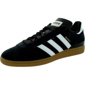adidas Originals Men's Busenitz Sneakers, Black/White/Metallic Gold, (11 M US)