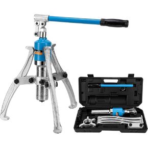 Bonvoisin 15T Hydraulic Gear Puller Set Wheel Bearing Puller Kit 2 or 3 Jaws Pulling Separator for Wheel Hubs Rotors Car Axles Pulleys Brake Drums