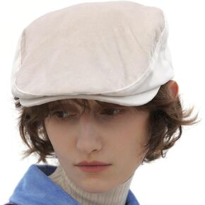 UNDERCONTROL Vintage Classic 4seasons Stud Detail Standard Size Unisex Painter Beret Hunting Retro Cap Korea Hat for Women