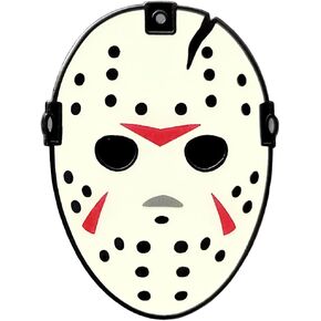 Pinsanity Horror Hockey Mask - Glow In The Dark - Enamel Lapel Pin