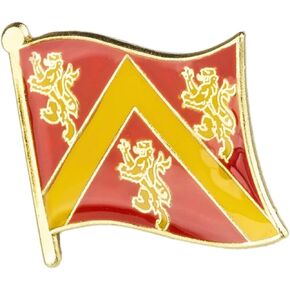 County & Region Flag of England Great Britain UK United Kingdom English British Province Territory Flags 0.66" Enamel Pin