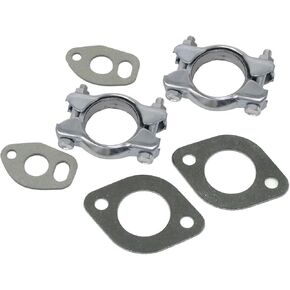 EMPI Engine Exhaust Muffler Clamp Kit, Compatible With Air-Cooled Bug 1200-1600cc, #3394