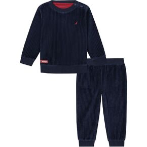 Nautica boys 2pc Velour Pant Set