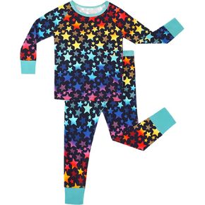 Toddler Boys Girls Clothes-Viscose Made from Bamboo, Long Sleeve Clothing Top Comfy Pants Clothes Set Kids Outfit