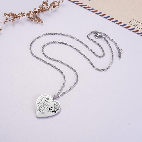 Ralukiia To My Grandson Necklace Keychain from Grandma Grandpa, Pooh Bear Piglet Jewelry Gifts for Grandson, Inspirational Heart Pendant Gift for Boys from Grandparents in Saudi Arabia