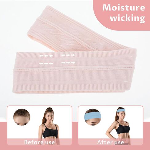 6Pcs Sport Headbands for Women 1.6inch Stretchy Running Headbands，Workout Headbands for Women Non Slip Soft Cotton Sweat Bands Headbands for Daily Workout Running Sports in Saudi Arabia