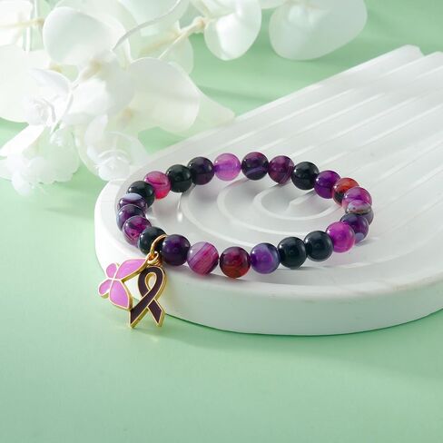 Lupus Awareness Bracelet Lupus Products Lupus Awareness Products Goodbye Lupus Lupus Gifts Purple Bracelet Purple Ribbons in Saudi Arabia