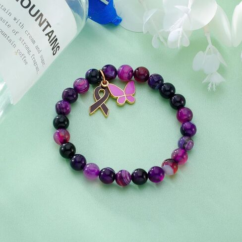 Lupus Awareness Bracelet Lupus Products Lupus Awareness Products Goodbye Lupus Lupus Gifts Purple Bracelet Purple Ribbons in Saudi Arabia