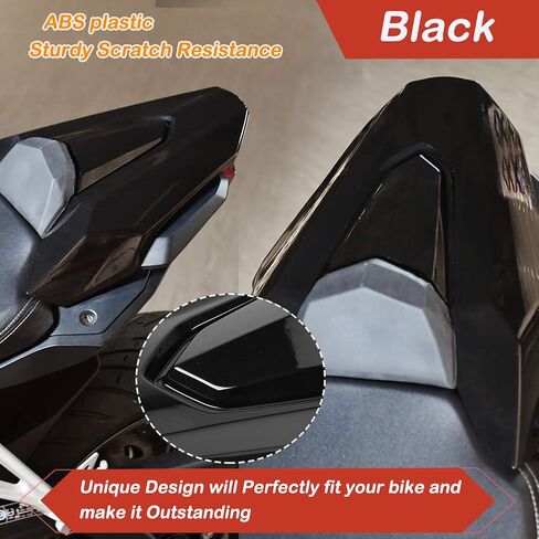 LJBusRoll Motorcycle Rear Seat Cowl for CB650R CBR650R 2019 2020 CB 650R CBR 650 R Passenger Pillion Solo Fairing Cover Tail Section Replacement Accessories Part, Gloss Black in Kuwait