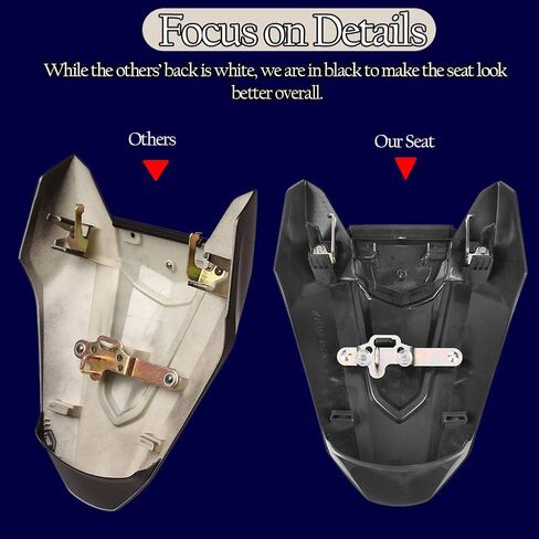 LJBusRoll Motorcycle Rear Seat Cowl for CB650R CBR650R 2019 2020 CB 650R CBR 650 R Passenger Pillion Solo Fairing Cover Tail Section Replacement Accessories Part, Gloss Black in Kuwait