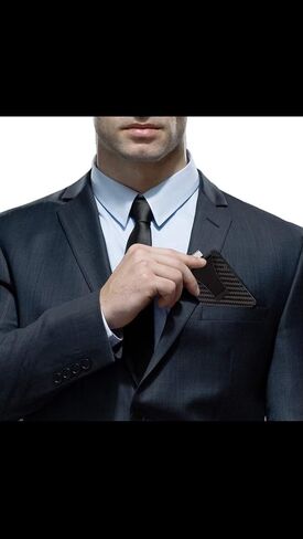 Minimalist RFID Carbon Fiber Wallets, Carbon Fiber Card Holder with Pull Up Tab, Carbon Fiber Wallet with Money Clip | RFID Blocking | Slim, Compact, Minimalist Cash and Credit Card Holder for Men | in Saudi Arabia