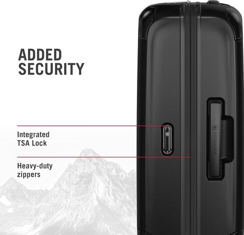 Victorinox Spectra 3.0 Frequent Flyer Plus Carry-On - Modern Hardside Carry-On Luggage - Rolling Suitcase with Spinner Wheels - Holds Travel Accessories - 45 Liters, Black in Kuwait