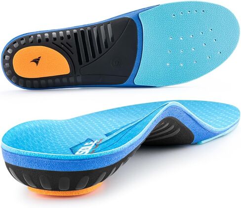 VALSOLE 220+ lbs Plantar Fasciitis High Arch Support Insole for Men Women,Heavy Duty Support Pain Relief Orthotics Insert,Relieve Flat Feet,High Arch,Foot Pain,Standing All Day Boot Work Shoe Insole in Kuwait