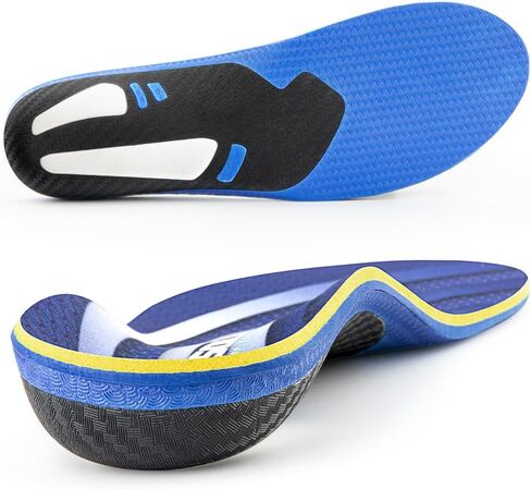 VALSOLE 220+ lbs Plantar Fasciitis High Arch Support Insole for Men Women,Heavy Duty Support Pain Relief Orthotics Insert,Relieve Flat Feet,High Arch,Foot Pain,Standing All Day Boot Work Shoe Insole in Kuwait