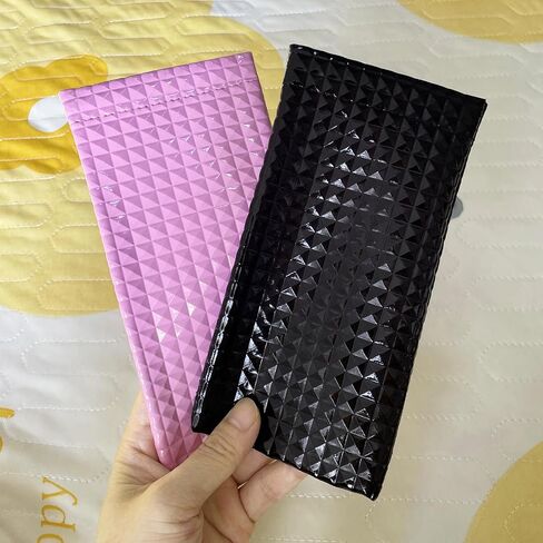 عبوتان من حافظة النظارات المحمولة ذات الضغط العلوي - حافظة نظارات شمسية ناعمة من جلد البولي يوريثان سهلة الاستخدام وحامل حقيبة للنظارات in Kuwait