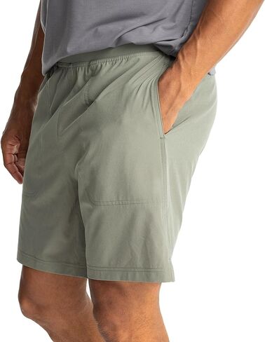 Free Fly Men's Lined Active Breeze Shorts - Bamboo Viscose Liner - UPF 50+ Sun Protection, Light Stretch Shorts for Men in Saudi Arabia