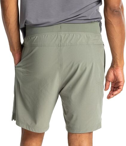 Free Fly Men's Lined Active Breeze Shorts - Bamboo Viscose Liner - UPF 50+ Sun Protection, Light Stretch Shorts for Men in Saudi Arabia