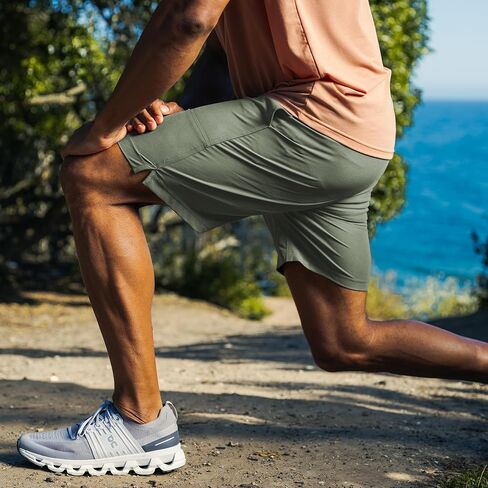 Free Fly Men's Lined Active Breeze Shorts - Bamboo Viscose Liner - UPF 50+ Sun Protection, Light Stretch Shorts for Men in Saudi Arabia