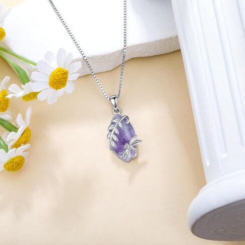 Dragonfly Pendant S925 Sterling Silver Dragonfly Necklaces Birthstone Pendant for Women Necklaces Jewelry Present for Wife Mother in Saudi Arabia